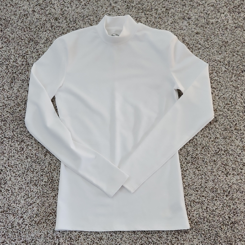 New Champion White Turtleneck Top